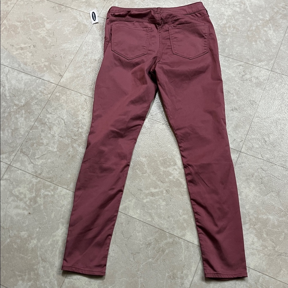 NEW Old Navy Women's Skinny Pink Jeans 8 - Picture 3 of 5
